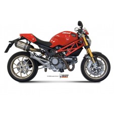 MIVV 2 Slip-on, Suono Stainless Steel, Standard Exhaust For Ducati Monster 795 12-14, Monster 796 10-14, Monster 1100 08-10