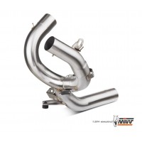 MIVV No-kat pipe (compatible only with stock silencers). Exhaust For Ducati Multistrada 1200 2010-2014