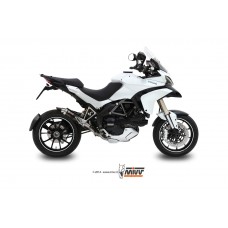 MIVV Slip-on, GP Black, Standard Exhaust For Ducati Multistrada 1200 2010-2014