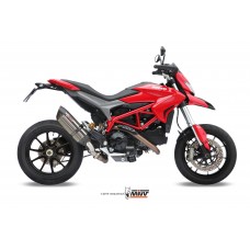 MIVV Slip-on, Suono Stainless Steel, Standard Exhaust For Ducati Hypermotard 821/Hyperstrada 821 2013-2015