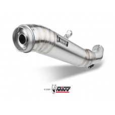 MIVV Slip-on, Ghibli Stainless Steel, Standard Exhaust For Ducati Hypermotard 821/Hyperstrada 821 2013-2015