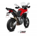 MIVV Slip-on, Double Gun Titanium, Standard Exhaust For Ducati Multistrada 950 17-21, Multistrada 1200 Enduro 16-18 MIVV Slip-on, Double Gun Titanium, Standard Exhaust For Ducati Multistrada 950 17-21, Multistrada 1200 Enduro 16-18
