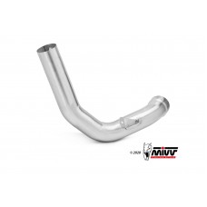 MIVV No-kat pipe (compatible with both MIVV and original silencers). Exhaust For Ducati Scrambler 1100 2018-2020