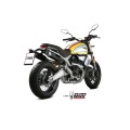 MIVV 2 Slip-on, GPpro Black, Standard Exhaust For Ducati Scrambler 1100 2018-2020