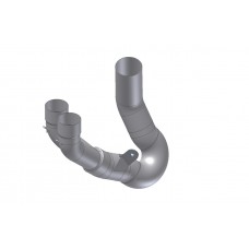 MIVV 2 Slip-on, No-kat pipe (compatible with both MIVV and original silencers).] [Remapping recommended.] [Not compatible with SP Euro5] Exhaust For Ducati Hypermotard 950/ SP 2019-2020