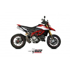 MIVV 2 Slip-on, X-M1 Titan, Standard Exhaust For Ducati Hypermotard 950/ SP 2019-2022
