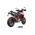 MIVV 2 Slip-on, X-M1 Titan, Standard Exhaust For Ducati Hypermotard 950/ SP 2019-2022