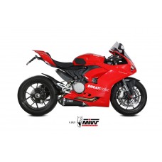 MIVV 2 Slip-on, Delta Race Black, Standard Exhaust For Ducati Panigale V2 2020-2021