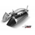 MIVV 2 Slip-on, Delta Race Black, Standard Exhaust For Ducati Panigale V2 2020-2021