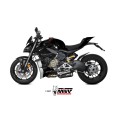 MIVV 2 Slip-on, X-M1 Black, Standard Exhaust For Ducati Streetfighter V4 2020-2021 MIVV 2 Slip-on, X-M1 Black, Standard Exhaust For Ducati Streetfighter V4 2020-2021