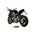 MIVV 2 Slip-on, X-M1 Black, Standard Exhaust For Ducati Streetfighter V4 2020-2021 MIVV 2 Slip-on, X-M1 Black, Standard Exhaust For Ducati Streetfighter V4 2020-2021