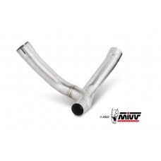 MIVV Cat delete Exhaust Midpipe For Ducati Monster 937 / DesertX