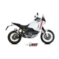 MIVV Slip-on, Dakar Titanium, Standard Exhaust For Ducati DesertX 2022-2023