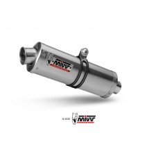 MIVV Slip-on, Oval Stainless Steel, Standard Exhaust For Honda XRV 750 Africa Twin 1993-2002