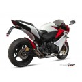 MIVV Slip-On, Double Gun Full Titanium, Standard Exhaust For Honda CBR 600 F 11-13, Hornet 600 07-13 MIVV Slip-On, Double Gun Full Titanium, Standard Exhaust For Honda CBR 600 F 11-13, Hornet 600 07-13