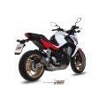 MIVV Slip-On, Double Gun Full Titanium, Standard Exhaust For Honda CB 650 F 14-16, CBR 650 F 14-16 MIVV Slip-On, Double Gun Full Titanium, Standard Exhaust For Honda CB 650 F 14-16, CBR 650 F 14-16