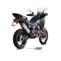 MIVV Slip-on, Oval Titan, Standard Exhaust For Honda CRF 1000 L Africa Twin 2016-2019
