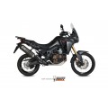 MIVV Slip-on, Speed Edge Black, Standard Exhaust For Honda CRF 1000 L Africa Twin 2016-2019