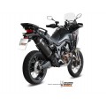 MIVV Slip-on, Speed Edge Black, Standard Exhaust For Honda CRF 1000 L Africa Twin 2016-2019