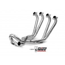 MIVV No-kat Full Collectors (fits on both MIVV and original silencers) Exhaust For Honda CB 1000 R 2018-2022