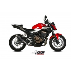 MIVV Slip-on, GPpro Black, Standard Exhaust For Honda CB 500F 2019-2021 MIVV Slip-on, GPpro Black, Standard Exhaust For Honda CB 500F 2019-2021