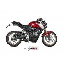 MIVV Full System 1x1, MK3 Black, Standard Exhaust For Honda CB 125 R 2021