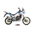 MIVV Slip-on, Dakar Stainless Steel, Standard Exhaust For Honda CRF1100L Africa Twin 2020-2023 MIVV Slip-on, Dakar Stainless Steel, Standard Exhaust For Honda CRF1100L Africa Twin 2020-2023