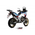 MIVV Slip-on, Dakar Stainless Steel, Standard Exhaust For Honda CRF1100L Africa Twin 2020-2023 MIVV Slip-on, Dakar Stainless Steel, Standard Exhaust For Honda CRF1100L Africa Twin 2020-2023