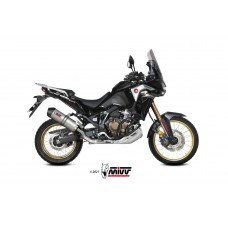 MIVV Slip-on, Oval Titan, Standard Exhaust For Honda CRF 1100 L Africa Twin 2020-2022