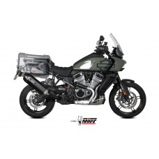 MIVV Slip-on, Speed Edge Black, Standard Exhaust For Harley Davidson Pan America/ Special 2021-2022