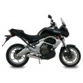 MIVV Slip-on, X-cone Stainless Steel, Standard Exhaust For Kawasaki ER-6N / F 05-11, Versys 650 06-14 MIVV Slip-on, X-cone Stainless Steel, Standard Exhaust For Kawasaki ER-6N / F 05-11, Versys 650 06-14