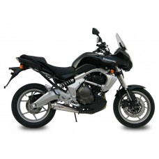 MIVV Slip-on, X-cone Stainless Steel, Standard Exhaust For Kawasaki ER-6N / F 05-11, Versys 650 06-14