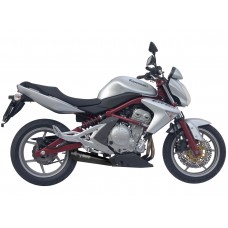 MIVV Slip-on, X-cone Black, Standard Exhaust For Kawasaki ER-6N / F 2005-2011