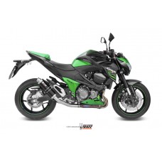 MIVV Slip-on, GP Black, Standard Exhaust For Kawasaki Z800 2013-2016