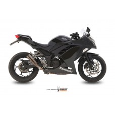 MIVV Slip-on, Double Gun Full Titanium, Standard Exhaust For Kawasaki Ninja 300 13-16, Z300 15-16