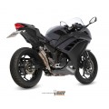 MIVV Slip-on, Double Gun Full Titanium, Standard Exhaust For Kawasaki Ninja 300 13-16, Z300 15-16 MIVV Slip-on, Double Gun Full Titanium, Standard Exhaust For Kawasaki Ninja 300 13-16, Z300 15-16