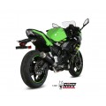 MIVV Full System 2x1, GPpro Black, Alto/High up Exhaust For Kawasaki Ninja 650 / Z650 2017-2022