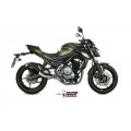 MIVV Full System 2x1, GPpro Black, Alto/High up Exhaust For Kawasaki Ninja 650 / Z650 2017-2022