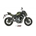 MIVV Full System 2x1, MK3 Black, Standard Exhaust For Kawasaki Ninja 650 / Z650 2017-2022