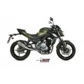 MIVV Full System 2x1, MK3 Stainless Steel, Standard Exhaust For Kawasaki Ninja 650 / Z650 2017-2022