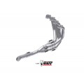 MIVV No-kat full collectors (fits on both MIVV and original silencers) Exhaust For Kawasaki Z900 2017-2019