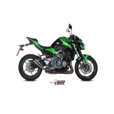 MIVV Slip-on, Double Gun Full Titanium, Standard Exhaust For Kawasaki Z900 17-19, Z900 A2 (35 KW / 70 KW) 17-22