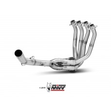 MIVV No-kat full collectors (fits on both MIVV and original silencers) Exhaust For Kawasaki Z900 RS 2018-2022