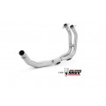 MIVV [No-kat pipe (compatible with both MIVV and original silencers).] Exhaust For Kawasaki Ninja 400 18-20, Z400 19-20
