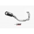MIVV [No-kat pipe (compatible with both MIVV and original silencers).] Exhaust For Kawasaki Ninja 400 18-20, Z400 19-20