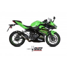 MIVV Slip-on, MK3 Black, Standard Exhaust For Kawasaki Ninja 400 18-20, Z400 19-20