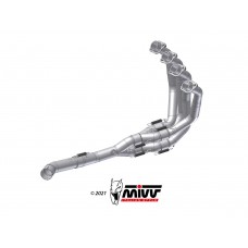 MIVV No-kat full collectors (fits on both MIVV and original silencers) Exhaust For Kawasaki Z900 2020-2022