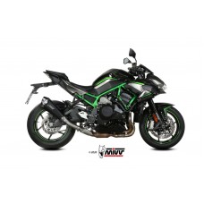 MIVV Slip-on, Delta Race Black, Standard Exhaust For Kawasaki Z H2 2020-2021