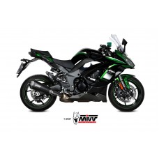 MIVV Slip-on, Delta Race Black, Standard Exhaust For Kawasaki Z1000SX (Ninja 1000) 2020-2022