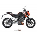 MIVV Full System 1x1, GP Black, Standard Exhaust For KTM 125 Duke 11-16, 200 Duke 12-14 MIVV Full System 1x1, GP Black, Standard Exhaust For KTM 125 Duke 11-16, 200 Duke 12-14